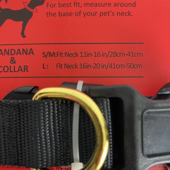 Christmas Dog Collars and Bandanas Set Xmas Costume Triangle Pet Scarf Large NEW - Picture 6 of 6